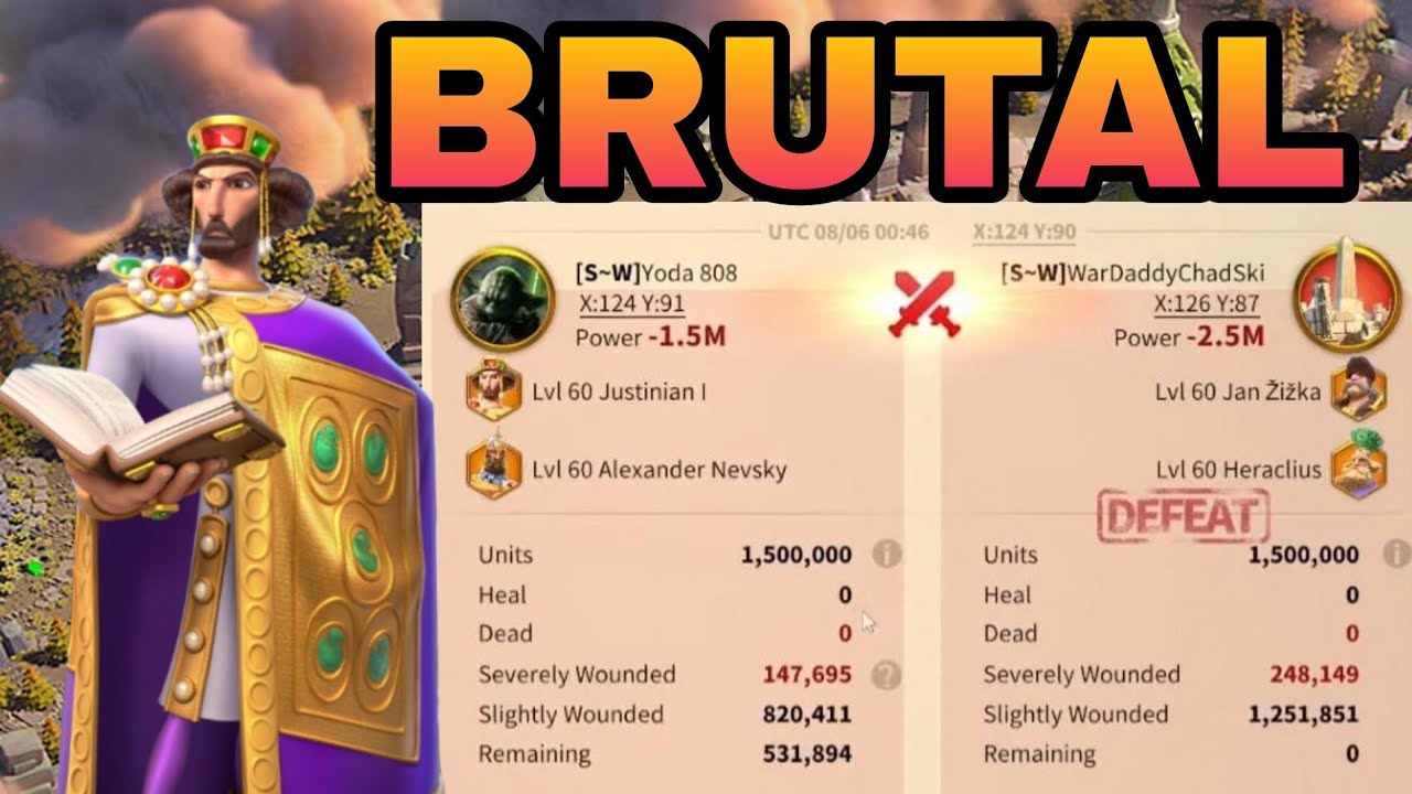 JUSTINIANO PRIMERAS PRUEBAS | RISE OF KINGDOMS ESPAÑOL