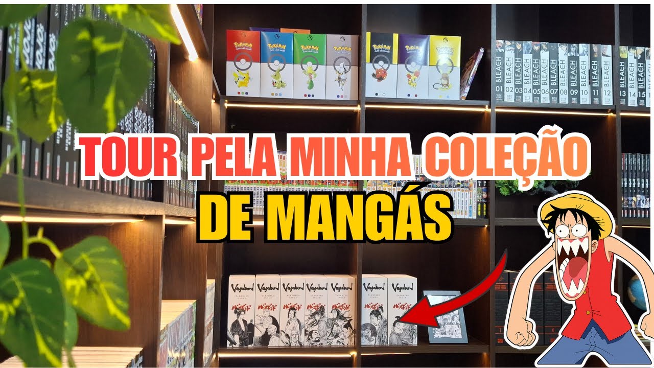 O ESTADO DA MINHA COLEÇÃO DE MANGÁS  | SHELF TOUR 2026