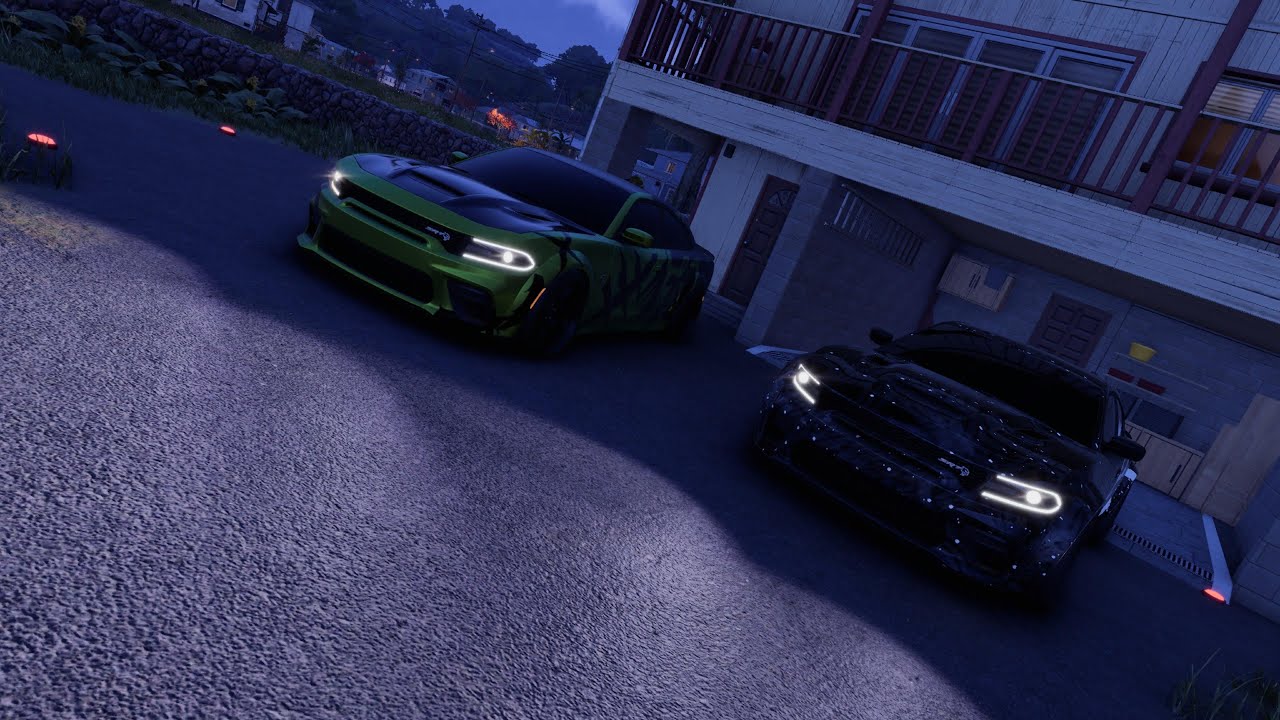 Me and twin cut up in hellcats through Atlanta traffic