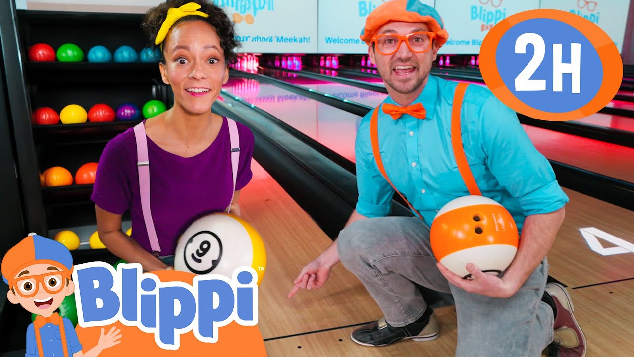 Blippi VS Meekah BOWLING TOURNAMENT! | Blippi and Meekah Best Friend Adventures | Educational Videos