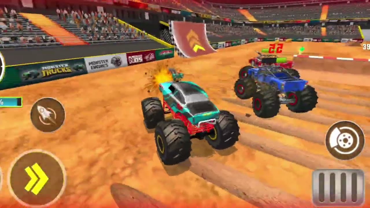 monster truck cartoons youtube
