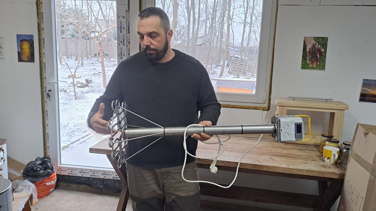 Dávid féle hordós mézmelegítő 1000 W-os, 37 cm-es, 220 V-os