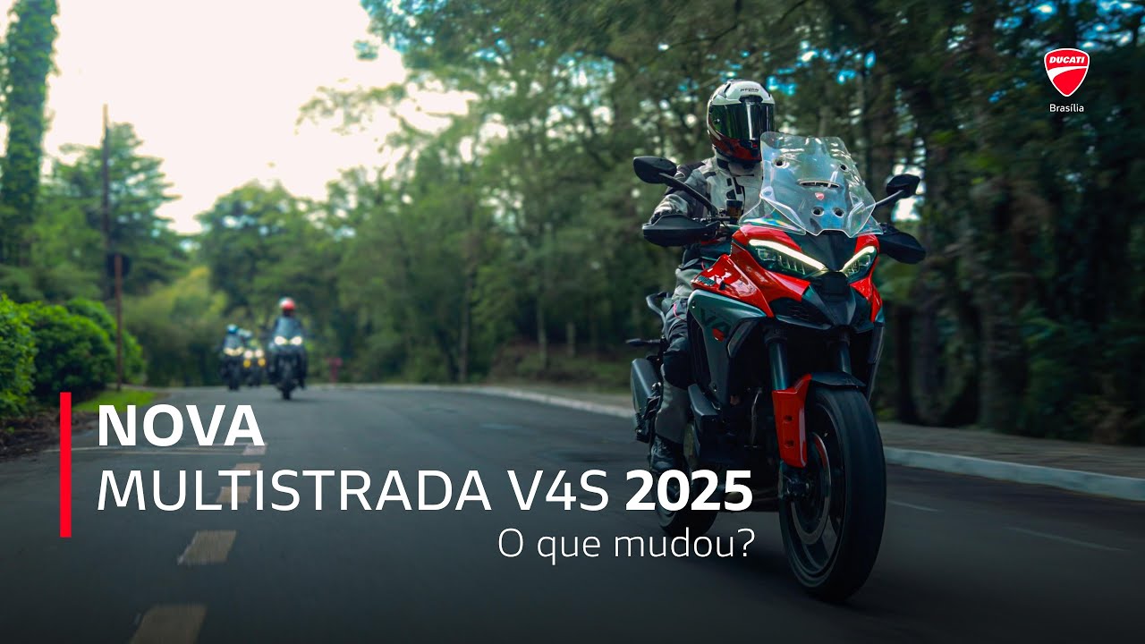 Review e impressões da Nova Multistrada V4S 2025 – Estrada, Tecnologia e Potência