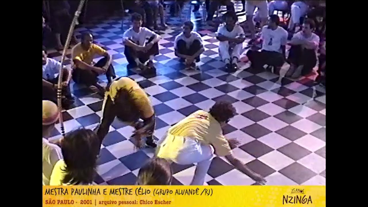 Mestra Paulinha (Nzinga) e Mestre Célio (Aluandê/RJ)