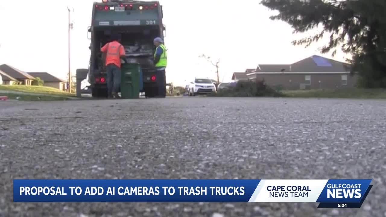Cape Coral exploring AI cameras on trash trucks for code enforcement
