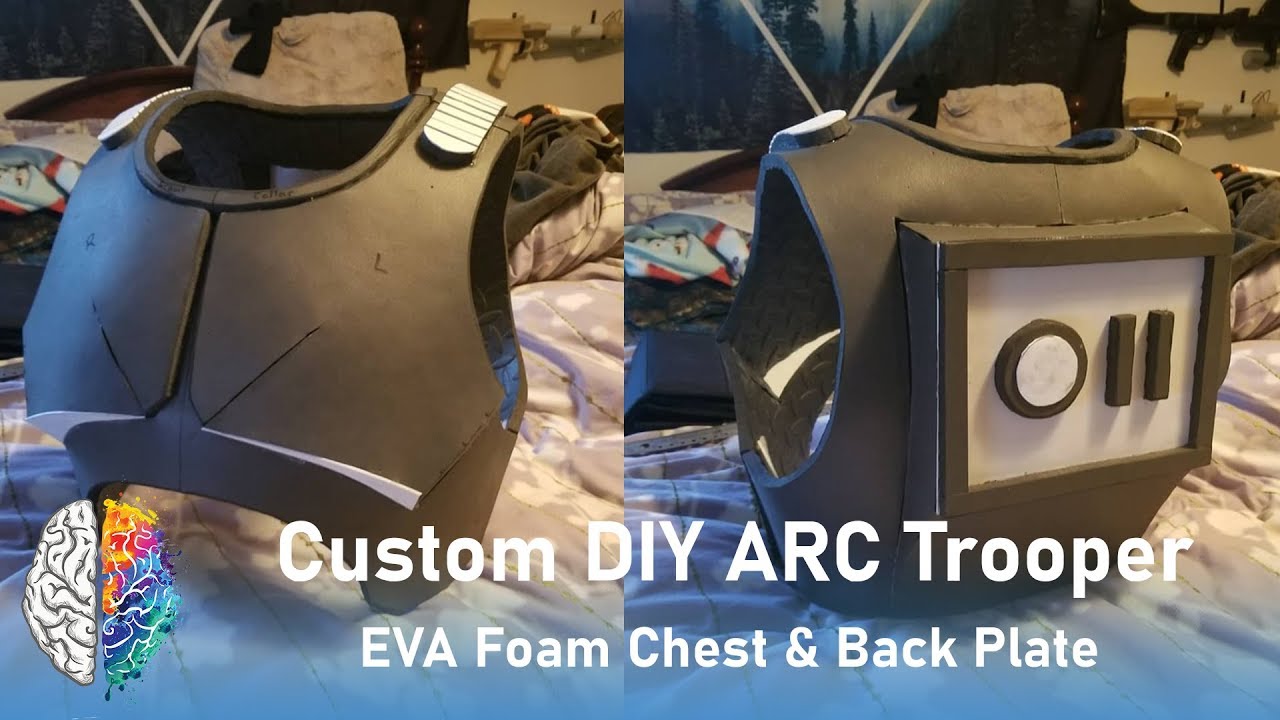 Custome ARC Trooper DIY Series Episode 4: EVA Foam Clone Chest & Back!