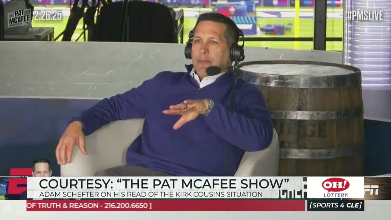 Adam Schefter Gives His Read on the Kirk Cousins Situation This Offseason - Sports4CLE, 2/27/25