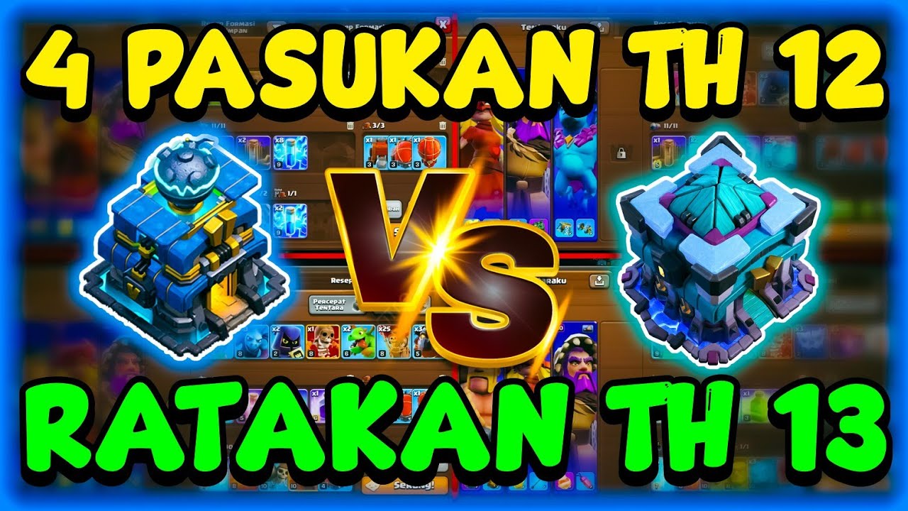 PASUKAN TH 12 YANG BISA RATAKAN TH 13
