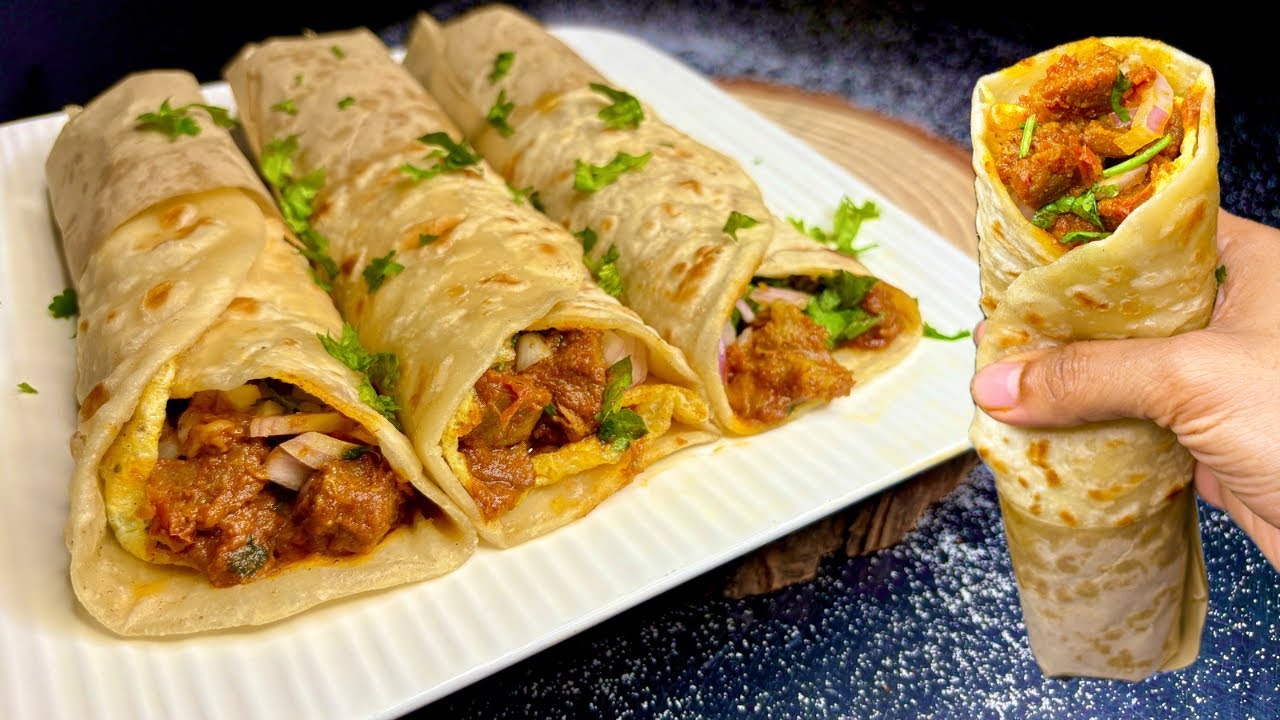 Mutton Frankie Rolls | Mutton Ke Rolls ki Recipe | Street Style Kathi Roll | BakraEid Special