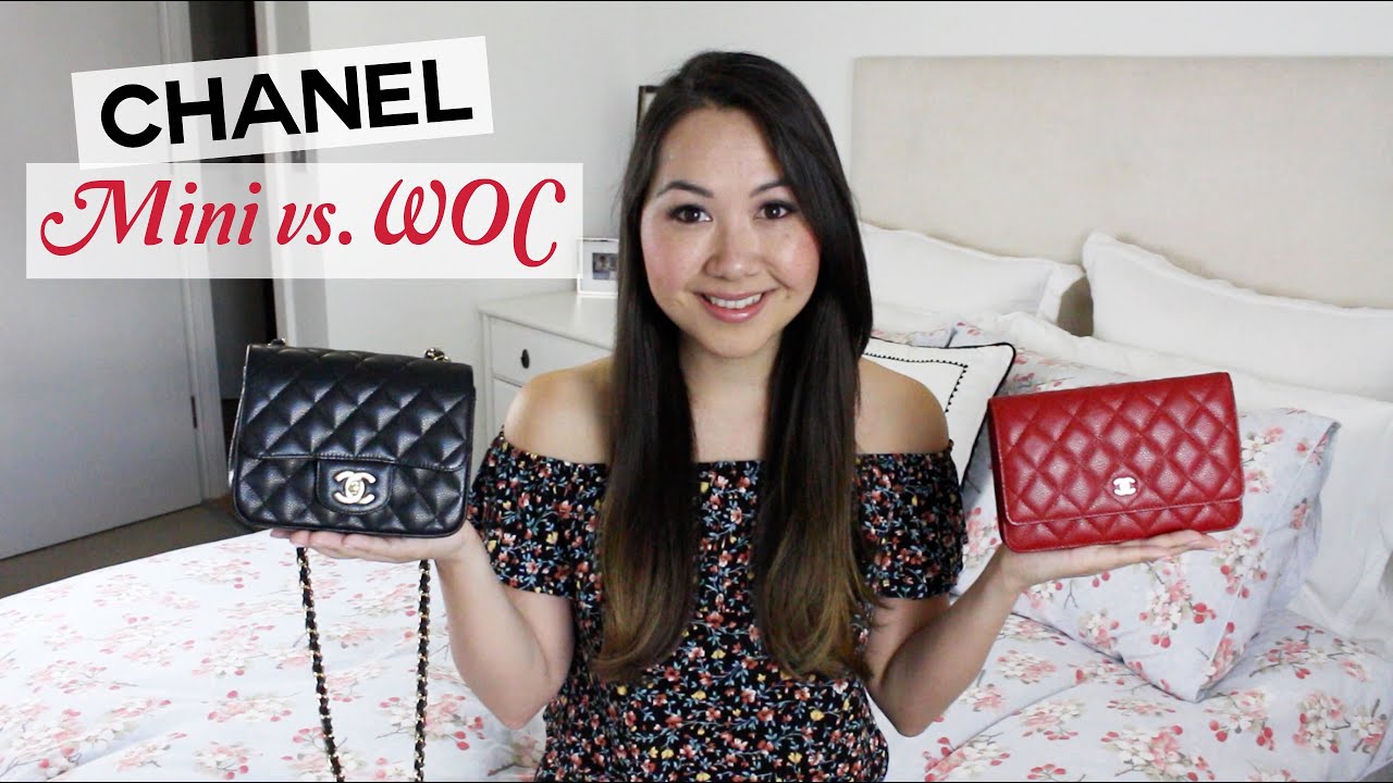Сравнение и обзор Chanel Square Mini и WOC