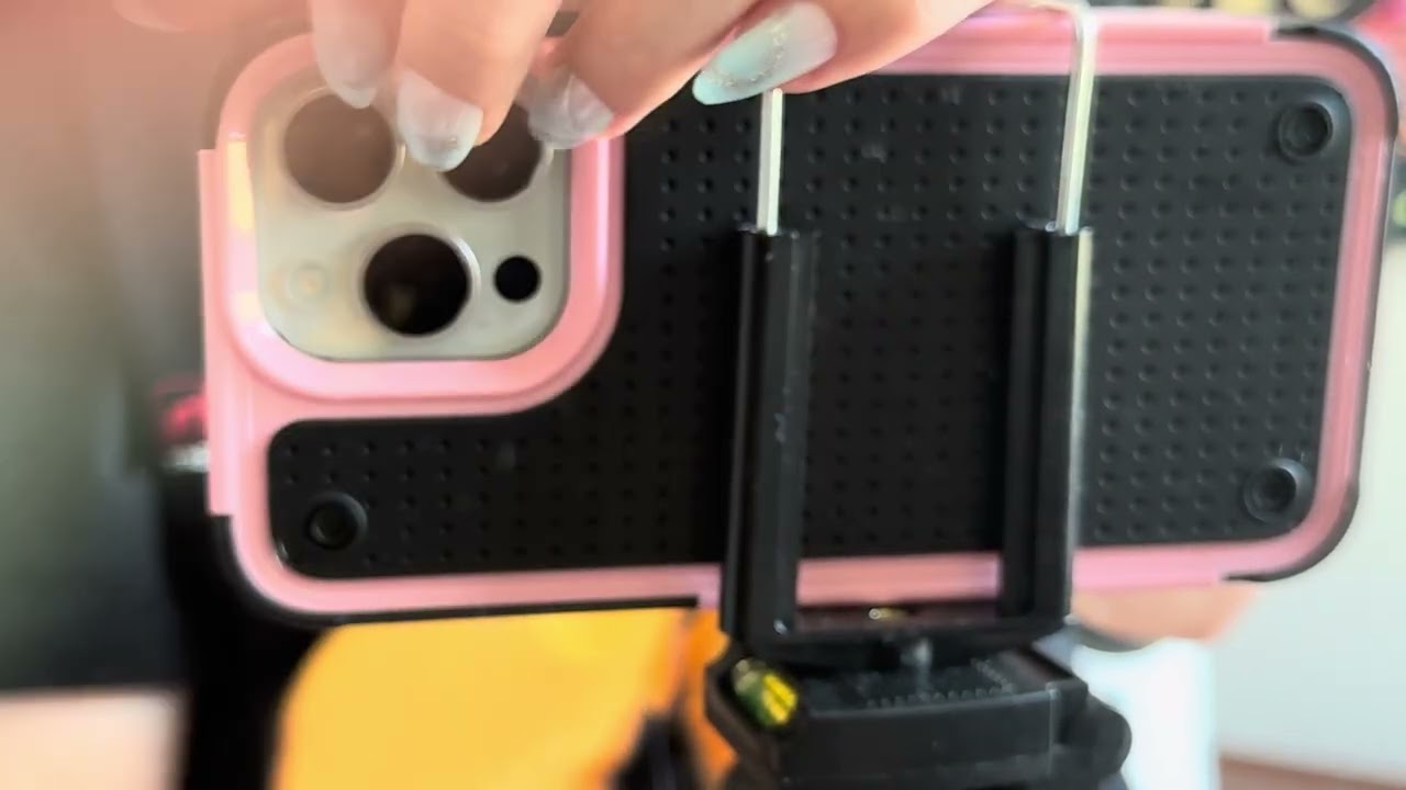 iPhone camera tapping & scratching ASMR (NO TALKING)