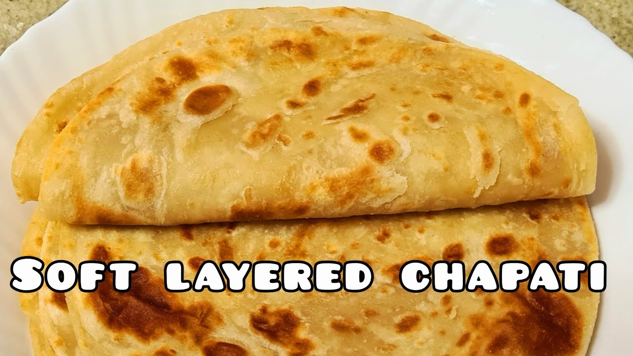 SOFT LAYERED CHAPATI RECIPE | How to make fluffy chapati #viralvideo @milly-kitchen #recipe #food 