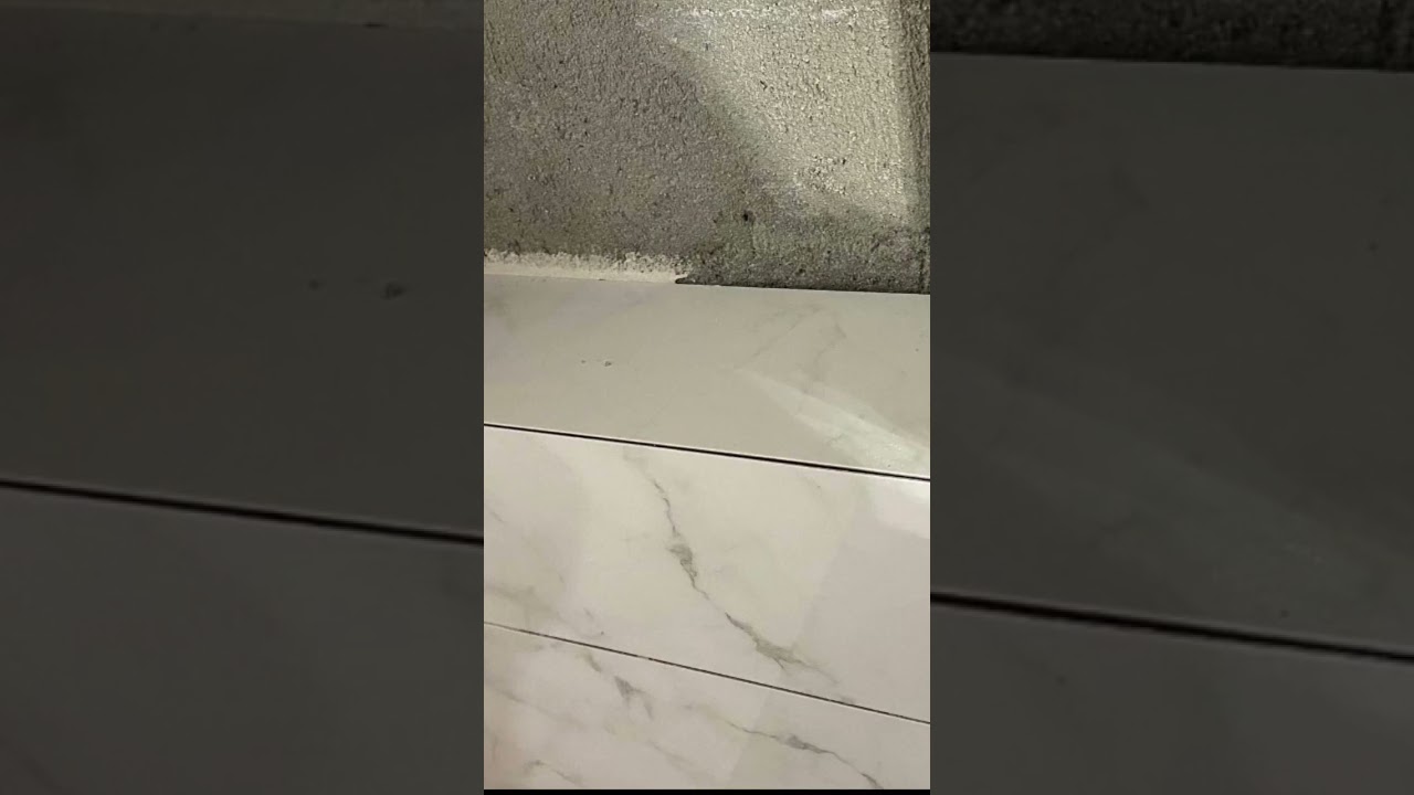 Start to finish porcelain bathtub with miter niche #tile #tilelife #shower #bathroom #remodeling