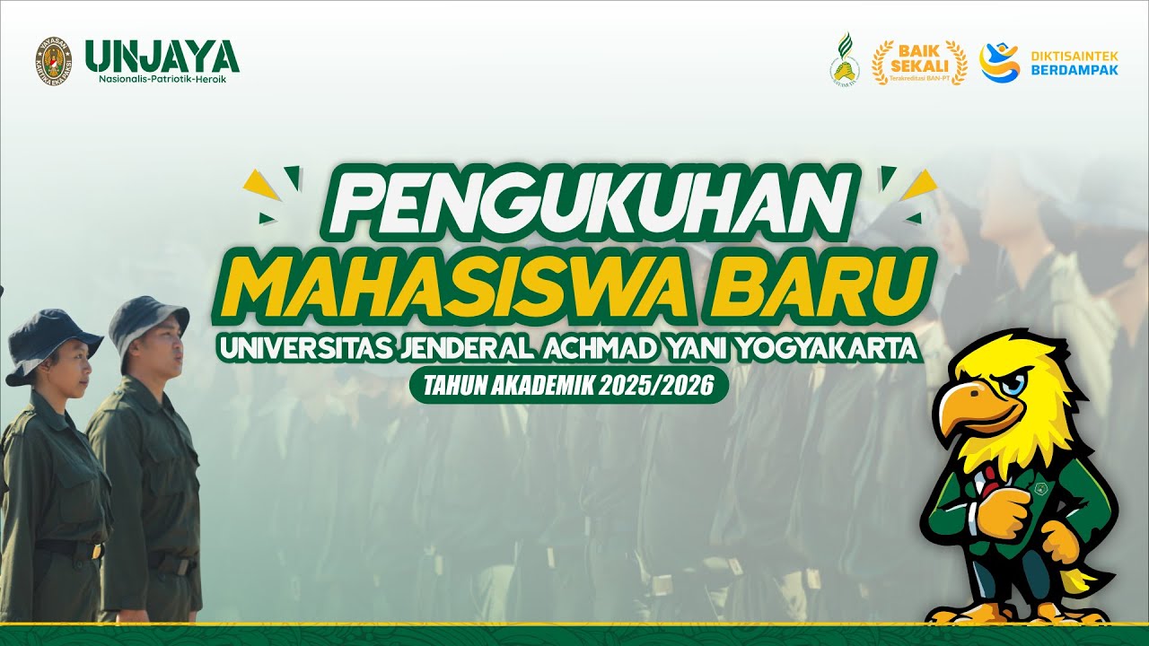 PENGUKUHAN MAHASISWA BARU UNIVERSITAS JENDERAL ACHMAD YANI YOGYAKARTA TAHUN 2025