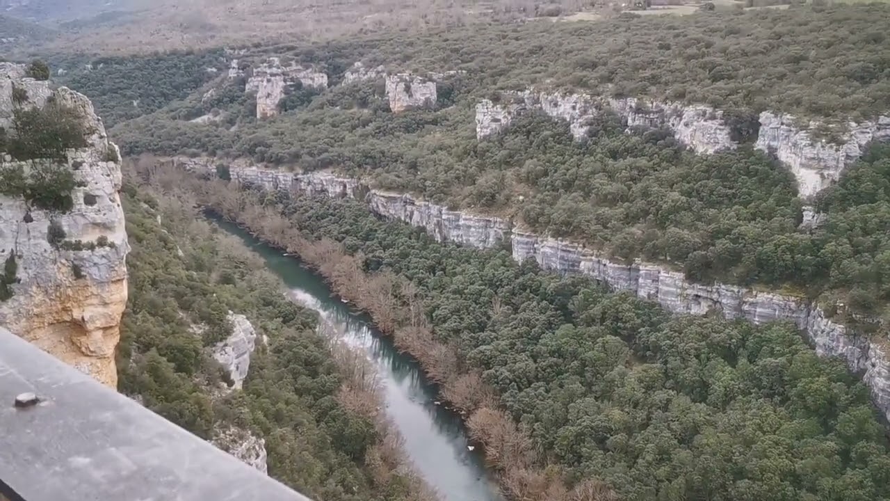Mirador del ca&ntilde;&oacute;n del Ebro en Burgos, Castilla y Le&oacute;n , Espa&ntilde;a