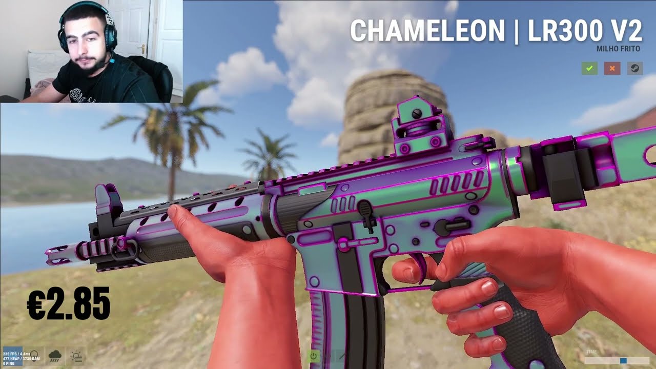 Rust Skin Shop - Chameleon LR, Cheese Gun, Abyss Hoodie, Abyss Pants, HQM Boots (13th of October)