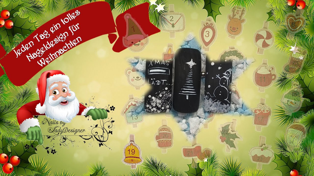 Tür 19 - Adventskalender 2025 - Weihnachtsdesign mal anders / NailsbyLadyDesigner