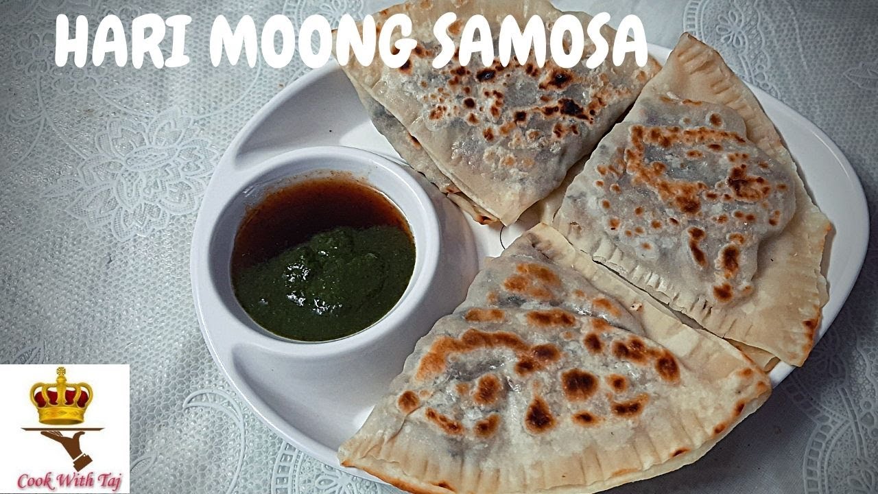 Moong Bean Samosa | Afghani Bolani  Samosa | Healthy Moong  Paratha | Afghani Samosa | COOK WITH TAJ
