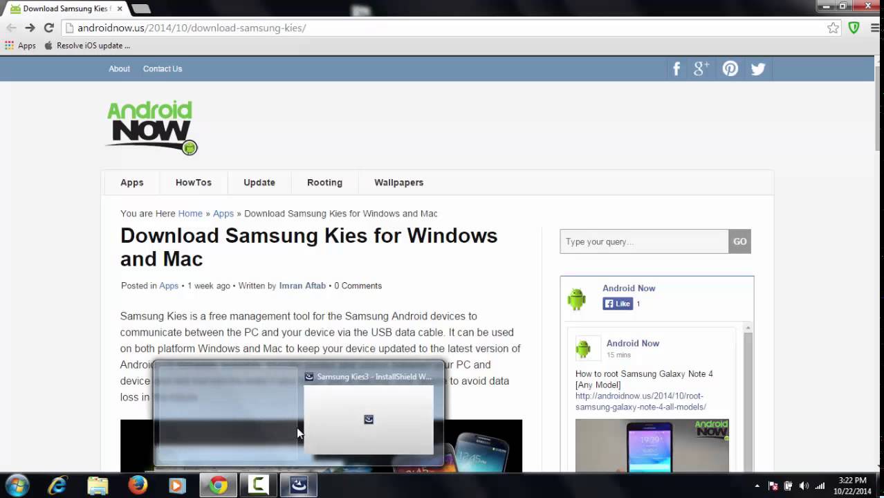 How do I Download and Install Kies 3.0