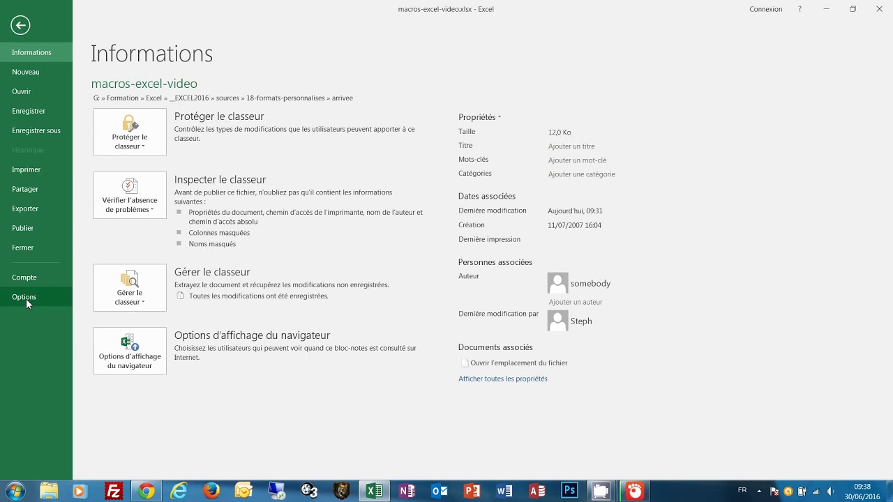 APPRENDRE A CREER DES MACROS