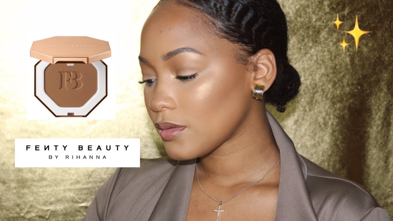 NEW Fenty Beauty Bronzer Review (Caramel Cutie)| Kelsey Aleah