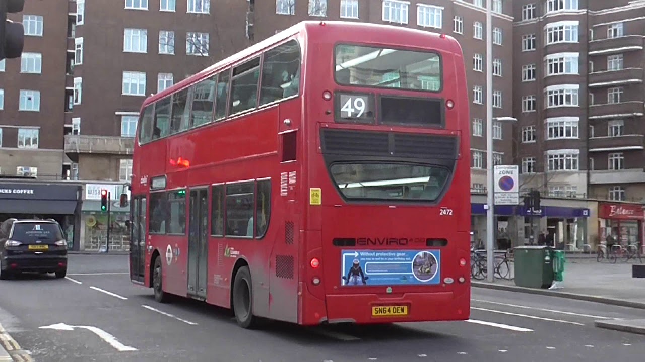 (HD) Buses at South Kensington | Tuesday 26th December 2017