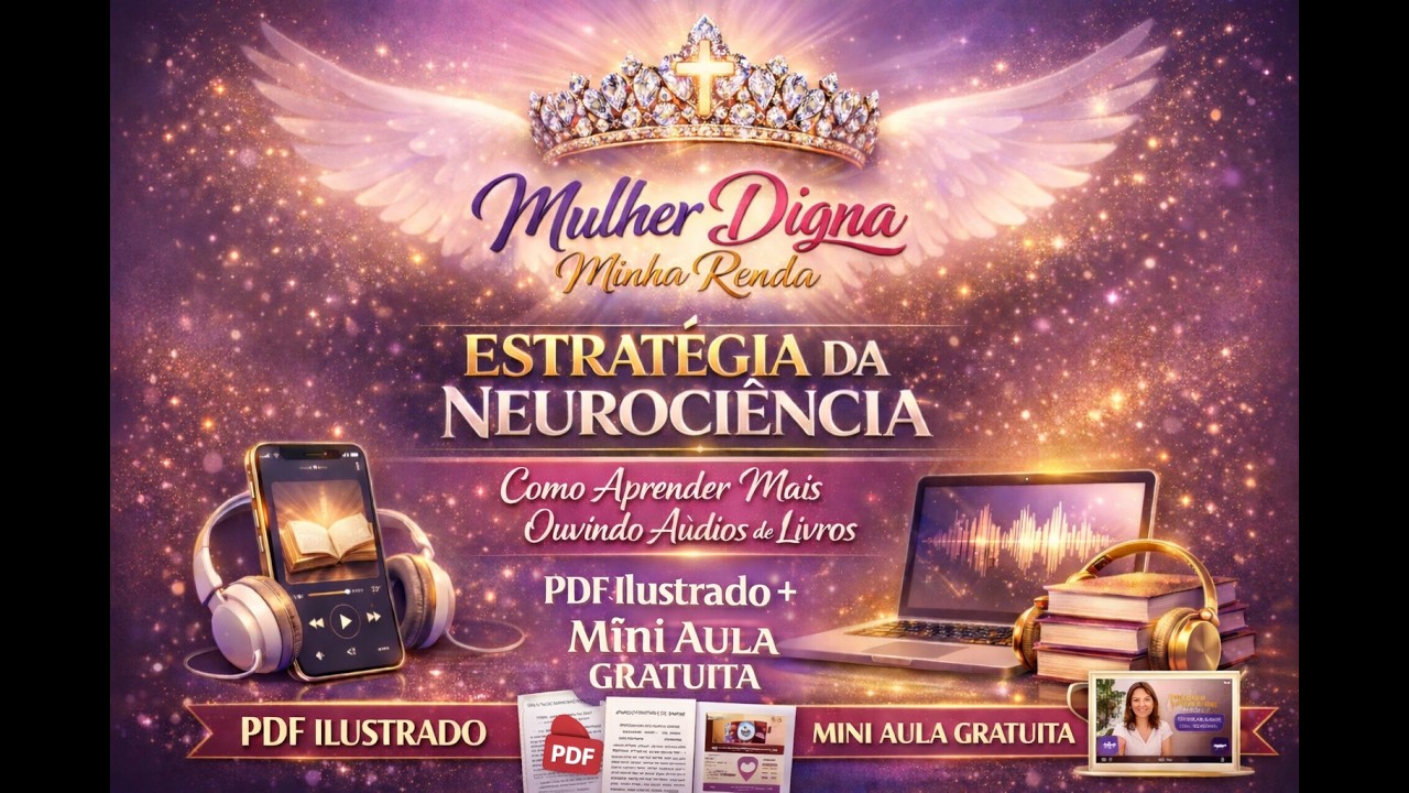 🎧✨ Como a mulher cristã pode aprender MAIS com MENOS esforço — usando o que já tem!