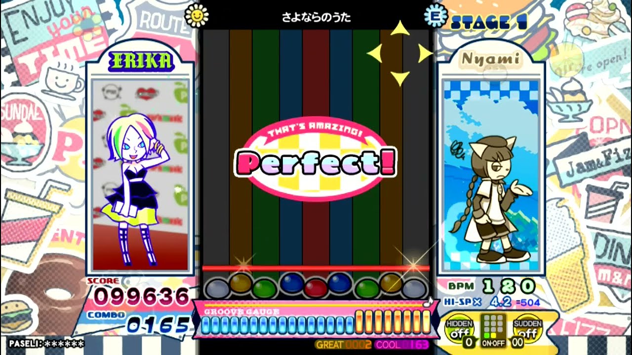 [ポップンミュージック] さよならのうた EASY [pop'n music]