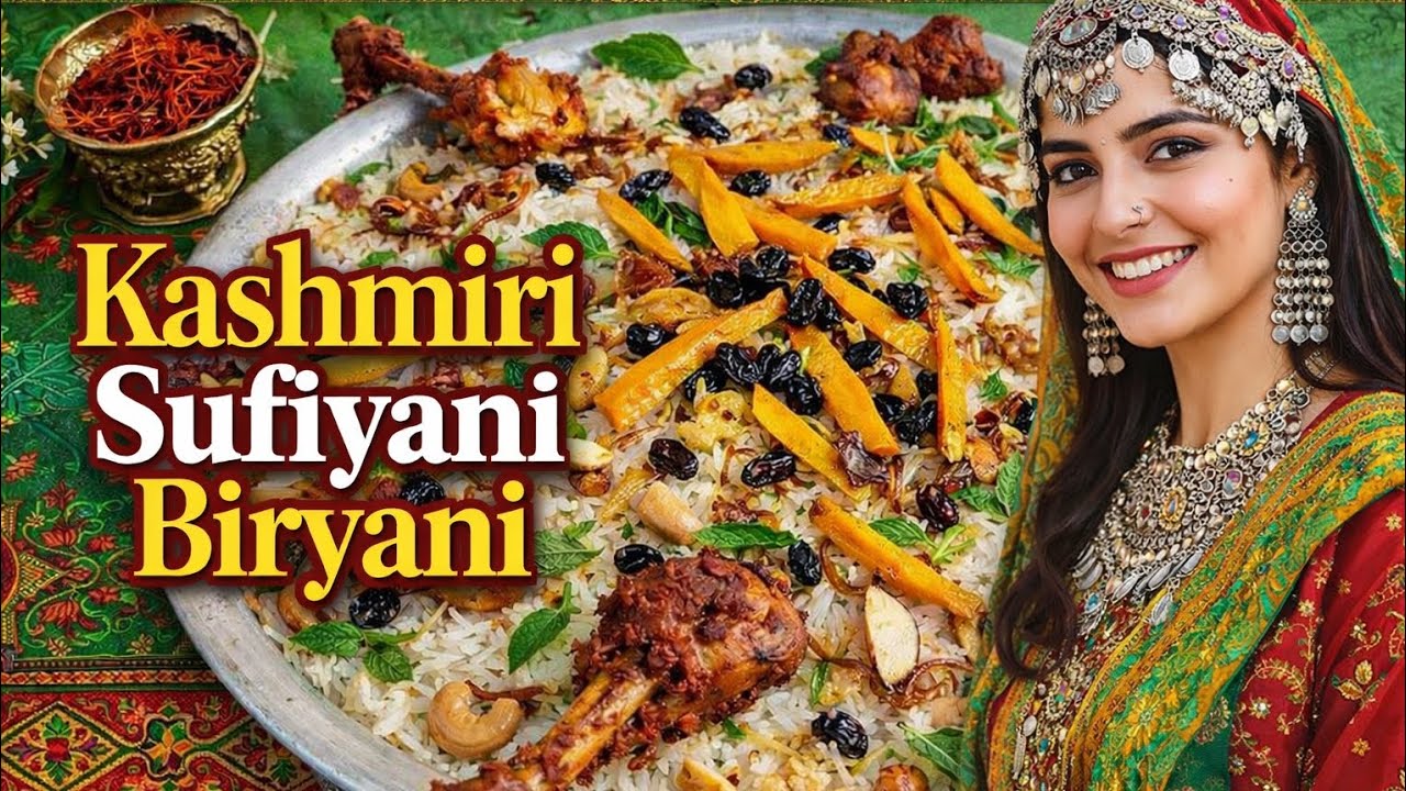 Royal Kashmiri Sufiyani Biryani Recipe | White Biryani | Easy & Authentic @HyderabadkitchenDiaries 