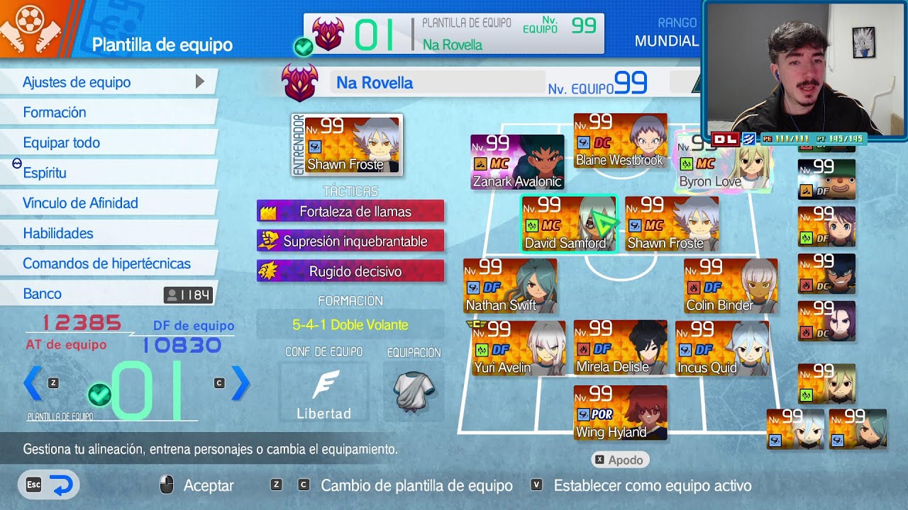 Jugando contra vosotros en Inazuma Eleven Victory Road