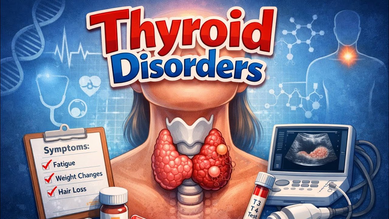علاجيات 2026 صيدلة وزاري | thyroid disorders part 3 الاخير