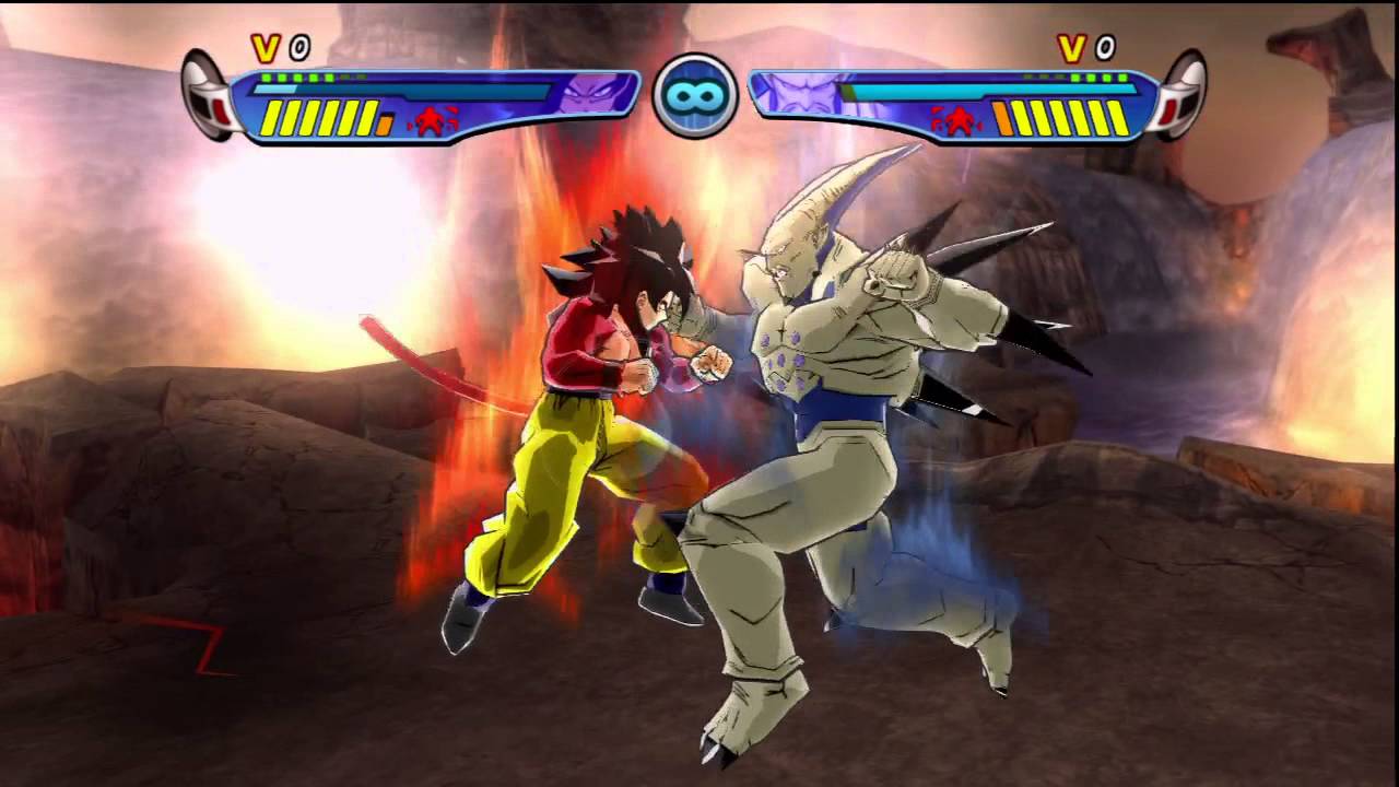 DBZ Budokai 3 HD Collection Goku (SSJ4) Vs Omega Shenron
