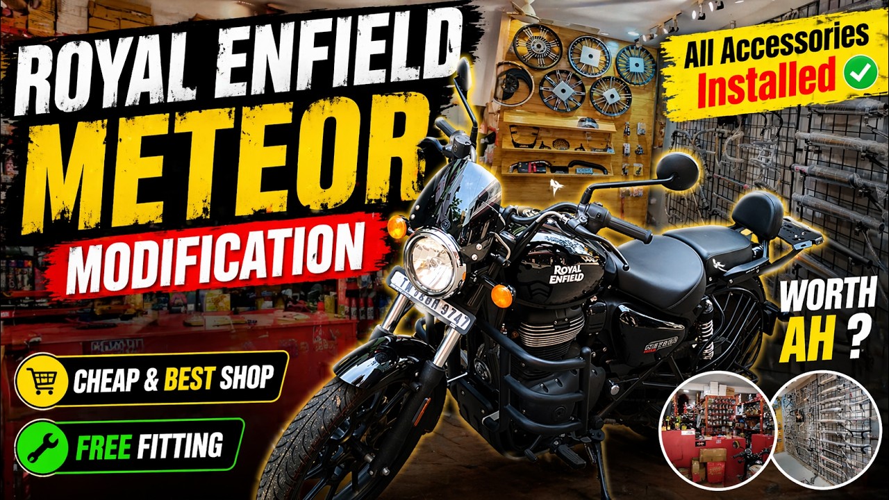 Royal Enfield A to Z Accessories With Free Fitting | Wholesale Price | Meteor Modification | Chennai