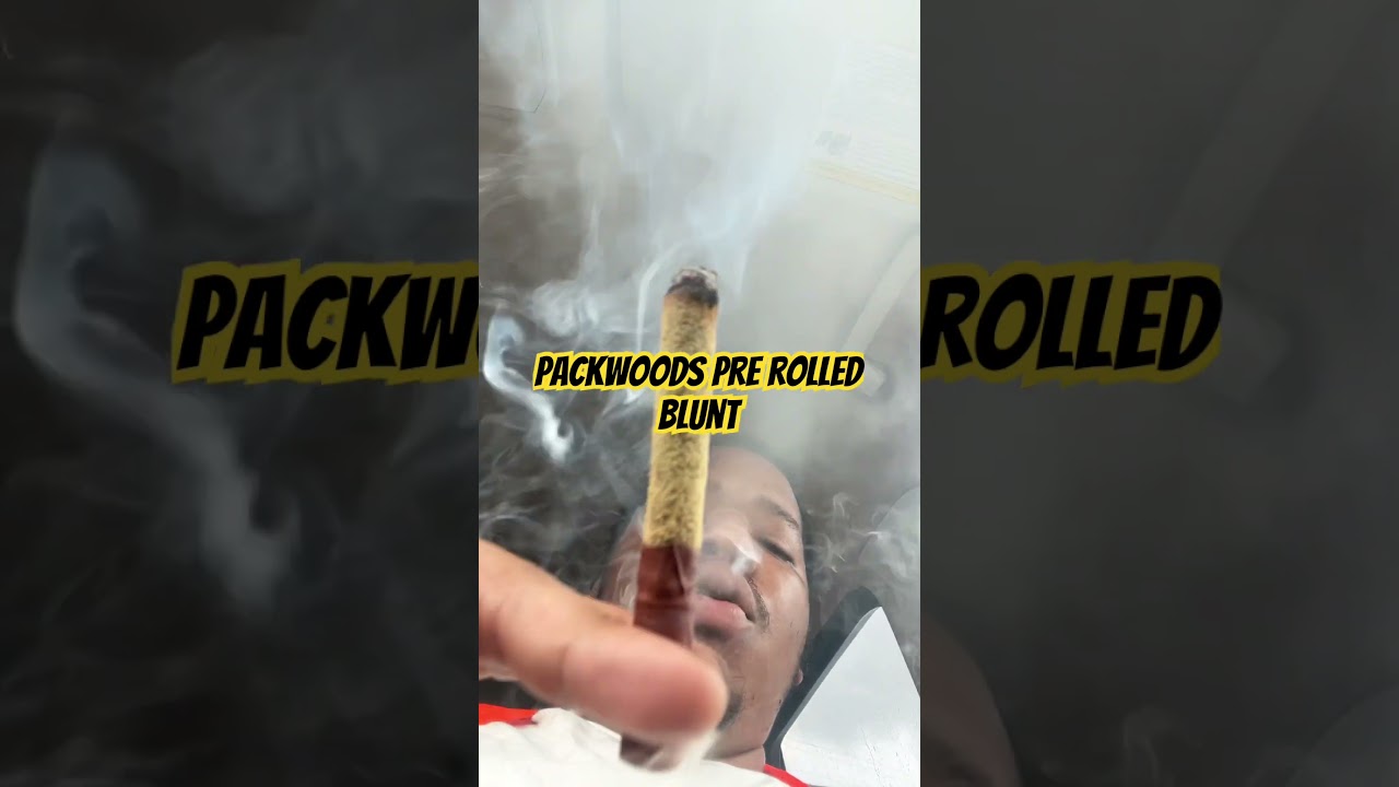 Packwoods preroll w/glass filter 🔥🌳 #music #rap #zaza #session