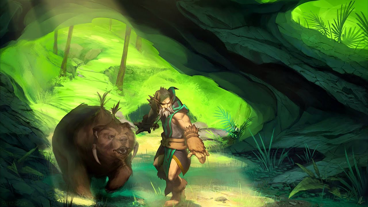 Dota 2 | Биография и озвучка : Lone Druid.
