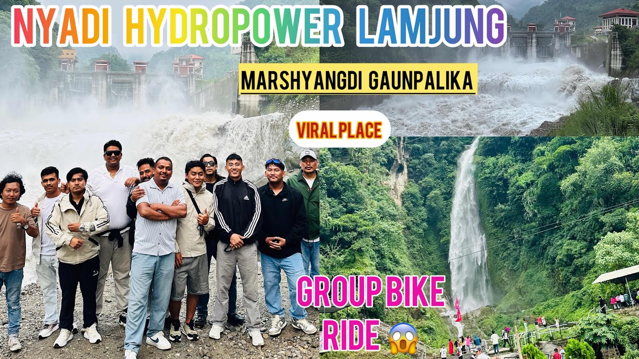 Nyadi - Hamkhola - Jharana , Bhulbhule 💖 , Marsyangdi Gaunpalila , Lamjung 😍 