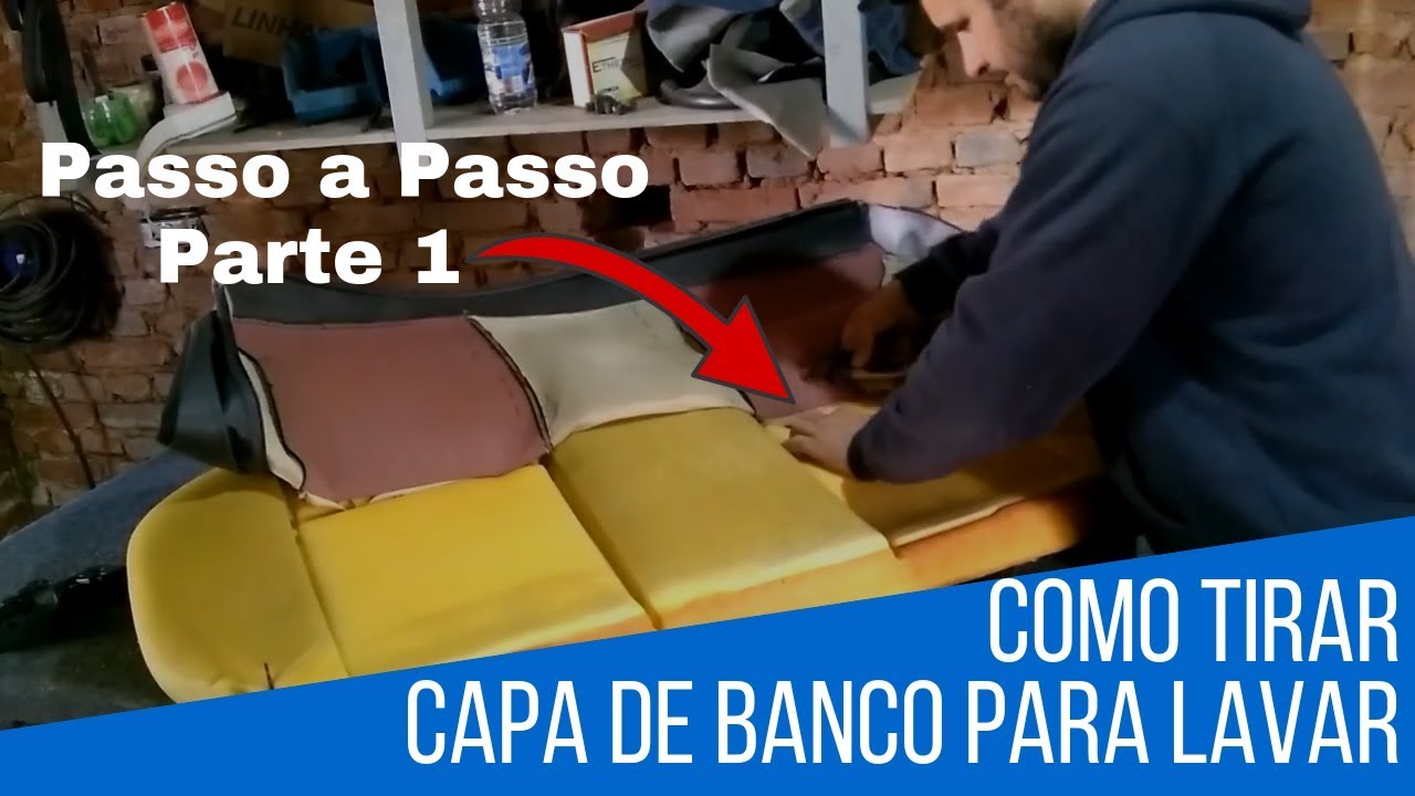 Veja como tirar e colocar a  capa de banco carro passo a passo parte 1