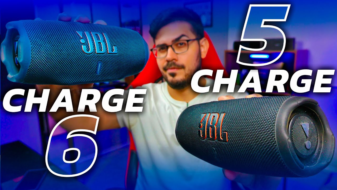 JBL CHARGE 6 vs CHARGE 5: O Que MUDOU? (Comparativo)