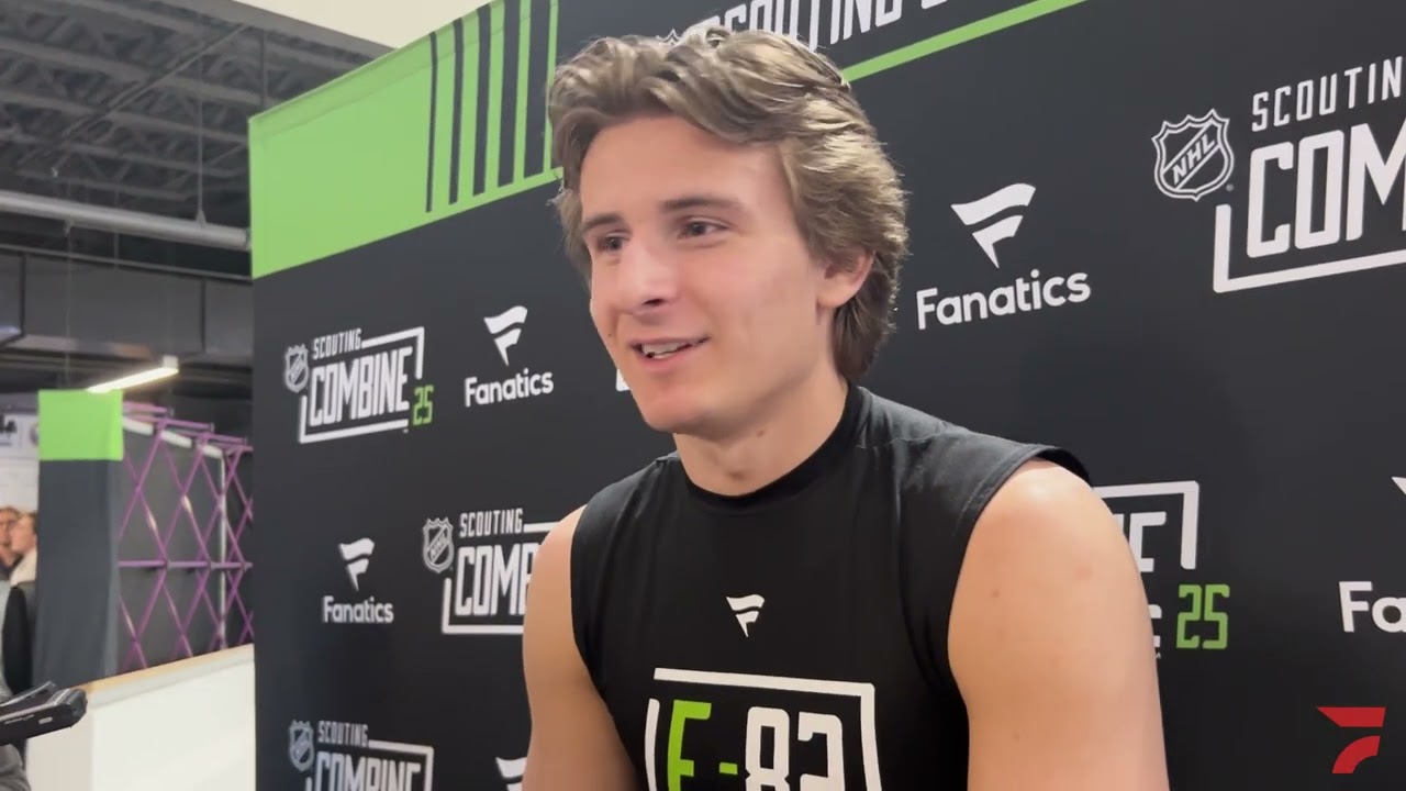 Cole Reschny Talks About Committing To North Dakota, Rooming With Keaton Verhoeff | NHL Draft