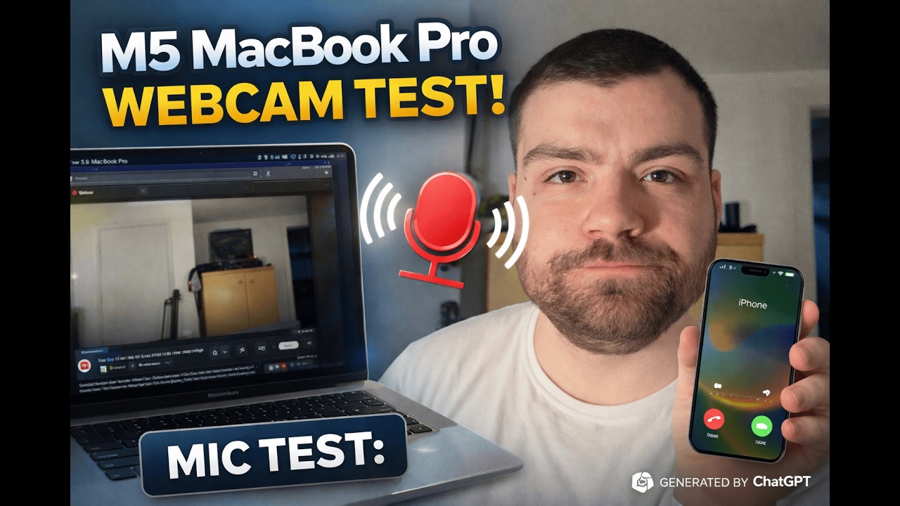 M5 MacBook Pro Webcam/Microphone Test!