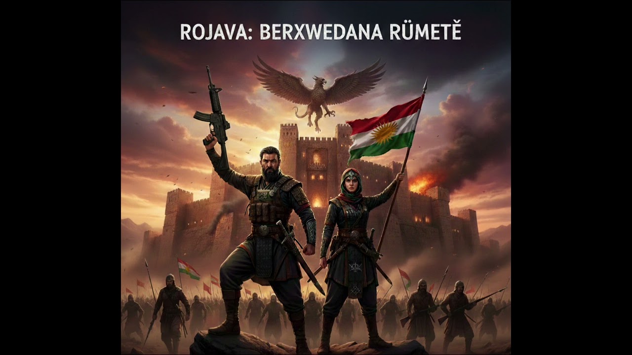 ROJAVA: BERXWEDANA RÛMETÊ - سترانة كوردية  (ملحمة روژ آڤا