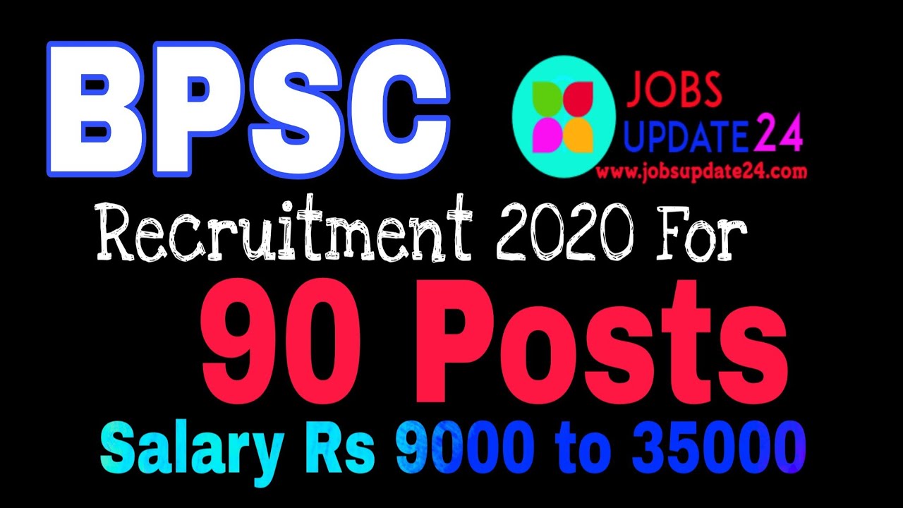 BPSC Motor Vehicle Inspector Recruitment 2020 For 90 MVI Posts