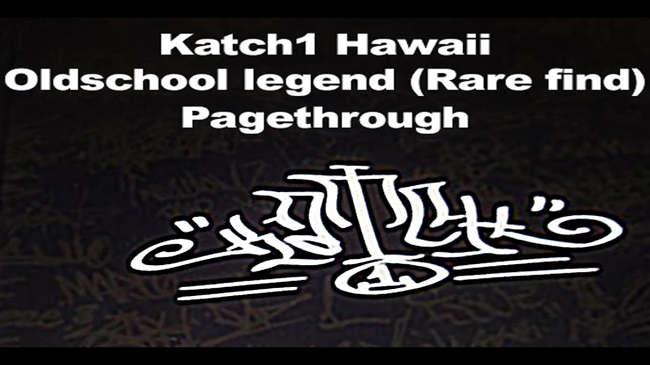 Rare Katch1 book (Hawaii) Pagethrough