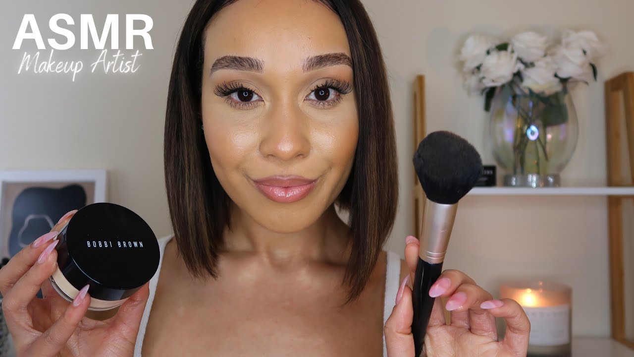 ASMR Celebrity Makeup Artist Does Your Red Carpet Makeup| Personal Attention