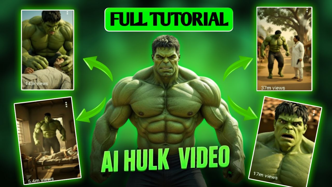 Trending hulk Ai Video Editing Full Tutorial | Hulk Ai Video Kaise Banaye | Like" Hulk Badmash