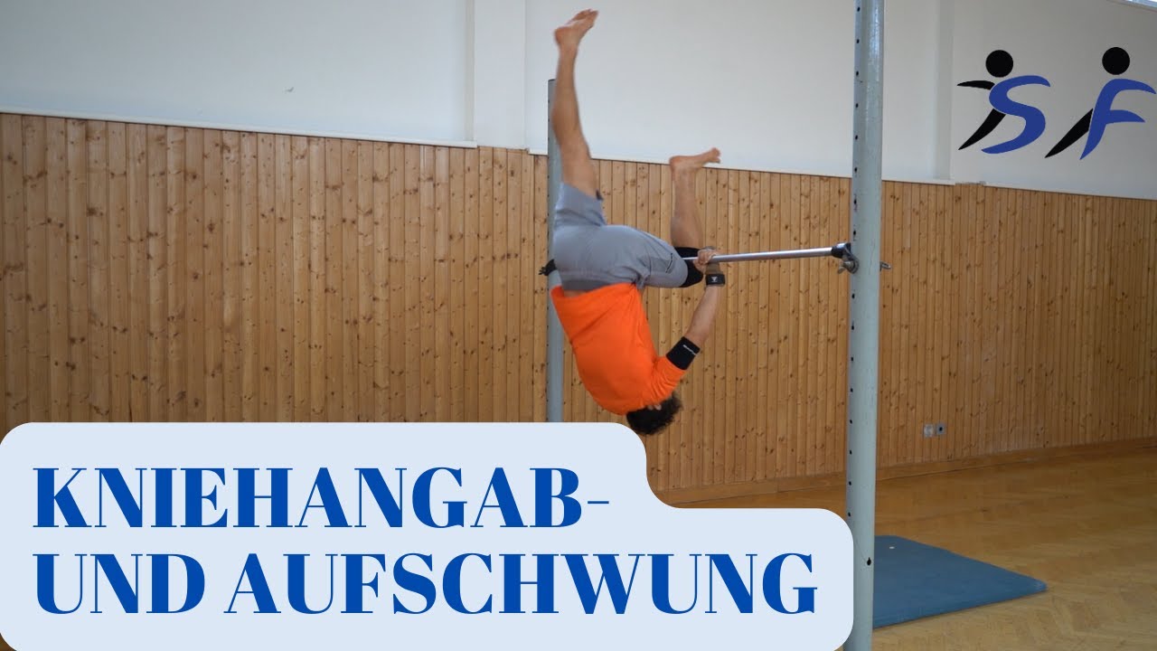 Kniehangabschwung und Kniehangaufschwung - Reck
