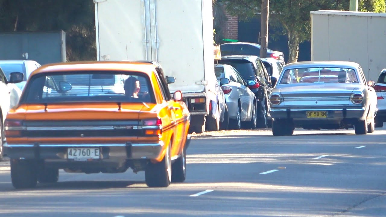 TUFF Cars rip up the roads of Earlwood, Sydney, leaving car show, MMCC inc event