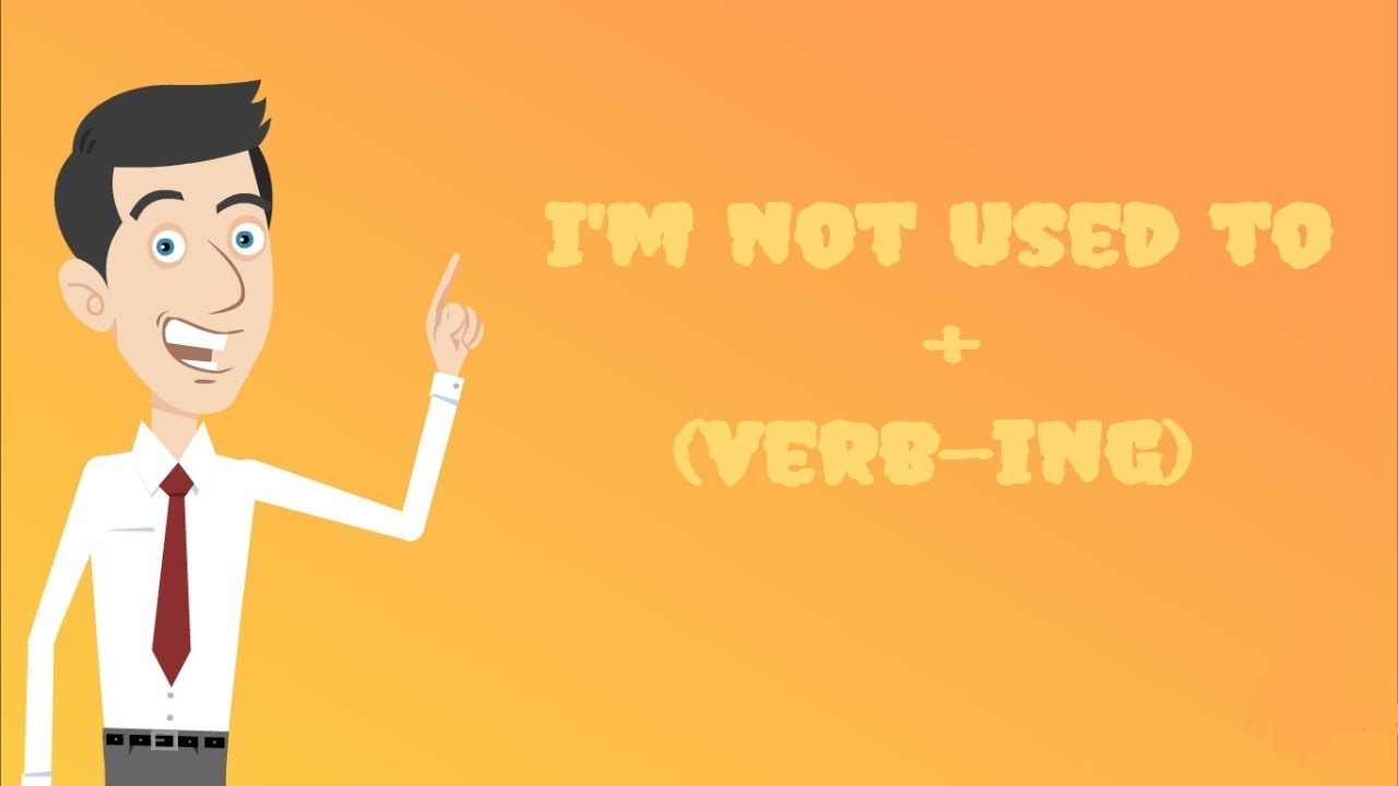 Practice English Everyday | I'm not used to + (verb-ing)