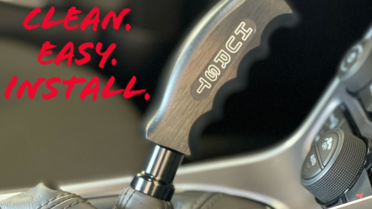 How to Install a HURST Pistol Grip Shifter in My Dodge Challenger Scat Pack - Looks Amazing - EASY!
