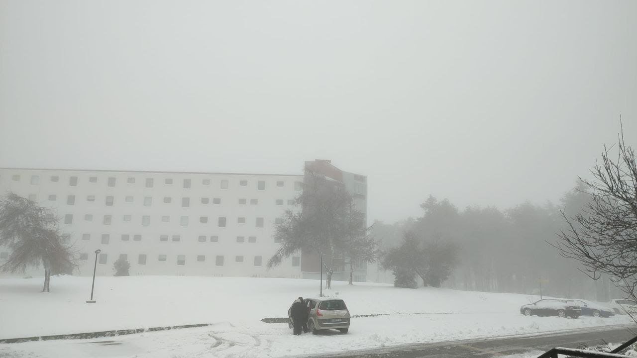 Primera nevada del a&ntilde;o en Manzaneda